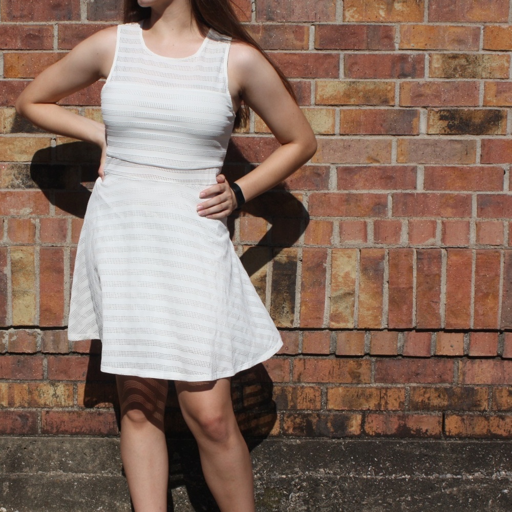 Material Girl White Dress (L)